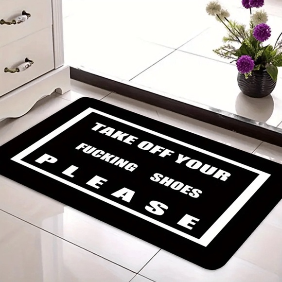 Other - •Take Off Your Shoes• Funny Graphic Door Mat